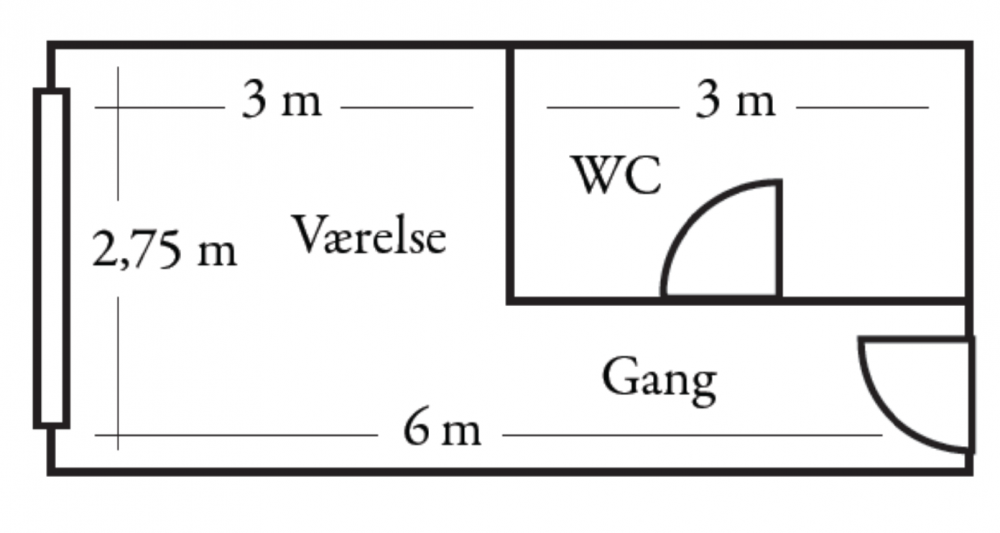 Plantegning Gildhøj studios ungdomsboliger